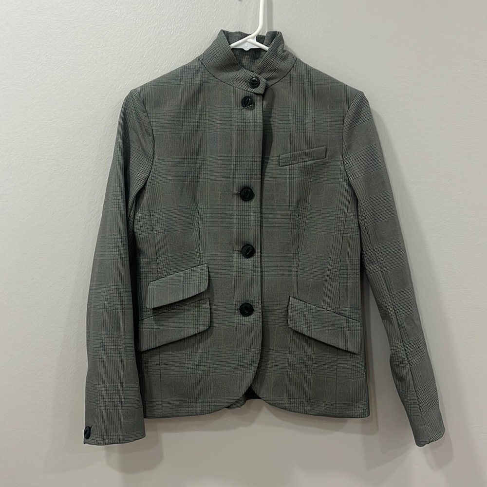 Rag & Bone Slade Plaid Blazer 0 XS NWOT